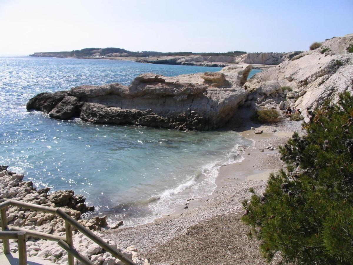 Sea, Sweet & Sun - Vue Sur Mer - T3 - Plage Commerce Et Port A Pieds Sausset-les-Pins Exteriör bild
